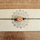 Armband "Lebensblume" mit Zirbe