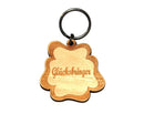 Schlüsselanhänger aus Zirbe "Glücksbringer"
