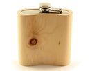 HolzFlachmann aus Zirbe natur