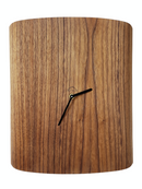 Wand Uhr Nussholz