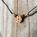 Armband "Lebensblume" mit Zirbe