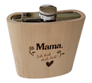 Kopie von HolzFlachmann aus Zirbe "Mama Rose"
