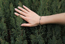 EinStein Armband Hämatit – Handgefertigt, verstellbar & mit Sterlingsilber Crimps | Naturlieb®