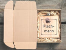 HolzFlachmann aus Zirbe oder Nuss "Bergwasser"