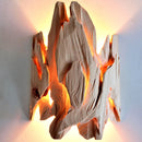 Wandlampe aus Zirbenholz